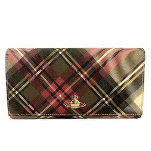 EGA Vivienne Westwood Orb PVC Zip Long Bifold Wallet MultiColor/9BM0202